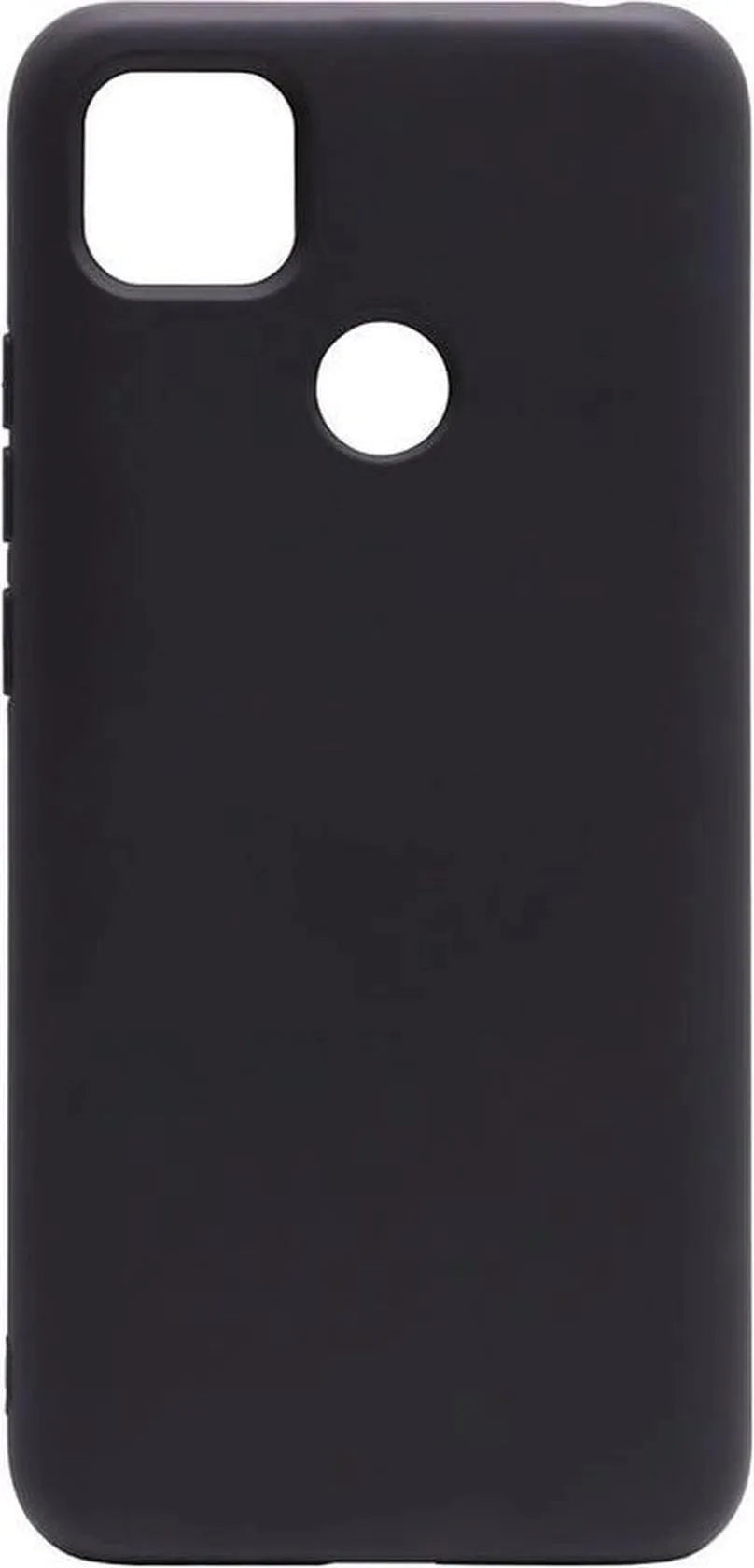 Xiaomi Redmi 9C Hoesjes – TPU Siliconen Backcover – Inclusief Screenprotector – Schokbestendig – Zwart-Ilumina Benelux
