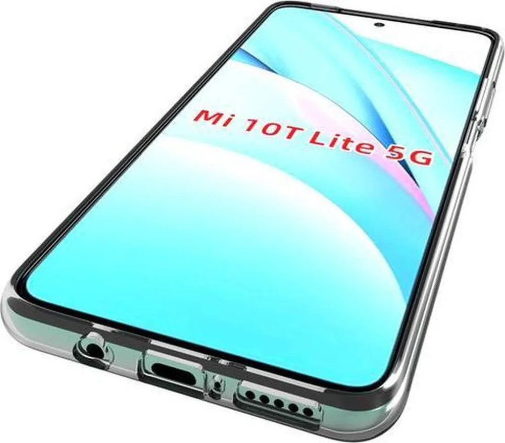 Xiaomi Mi 10T Lite 5G Hoesjes – Siliconen Backcover – Transparant – Flexibel – Schokabsorberend-Ilumina Benelux