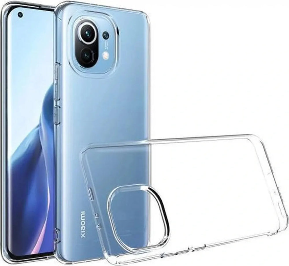 Xiaomi Mi 11 Hoesjes – Transparante TPU Siliconen Backcover – Soft Case – Inclusief Gehard Glas Screenprotector-Ilumina Benelux