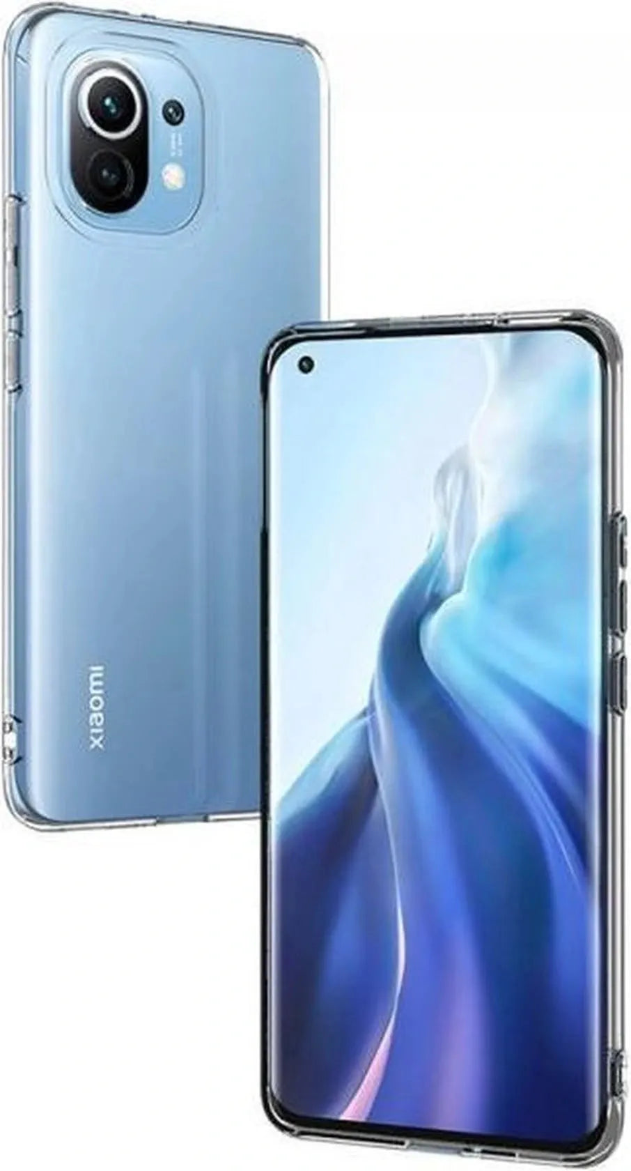 Xiaomi Mi 11 Hoesjes – Siliconen Backcover – Transparant – Soft Silicone – Slank Design-Ilumina Benelux