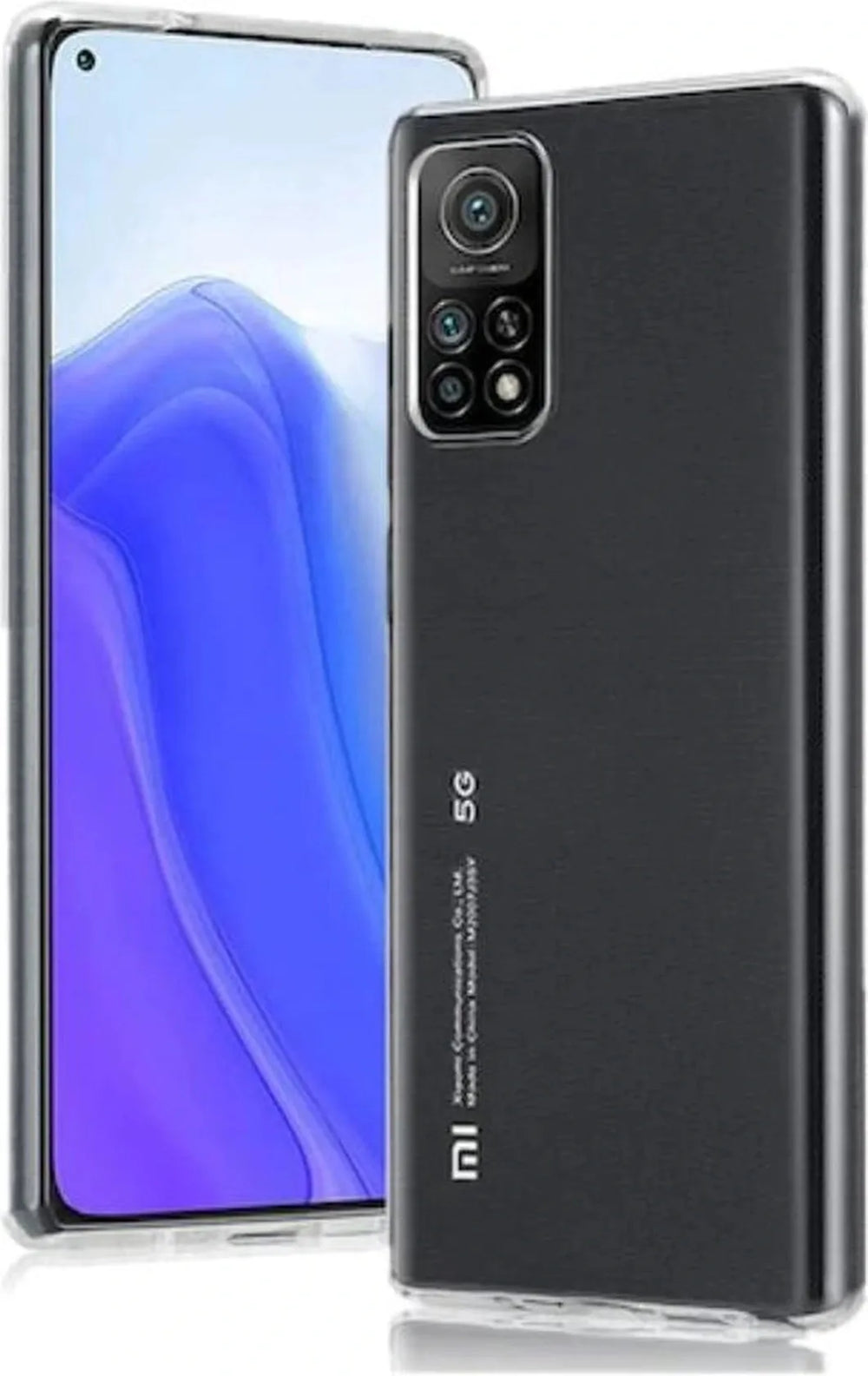 Xiaomi Mi 10T / Mi 10T Pro 5G Hoesjes – Transparante TPU Siliconen Backcover – Soft Case – 2x Screenprotector Gehard Glas-Ilumina Benelux