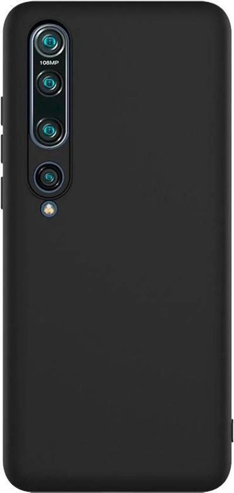 Xiaomi Mi 10 Lite Hoesjes – Siliconen Backcover – Soft Grip – Schokbestendig – Zwart-Ilumina Benelux