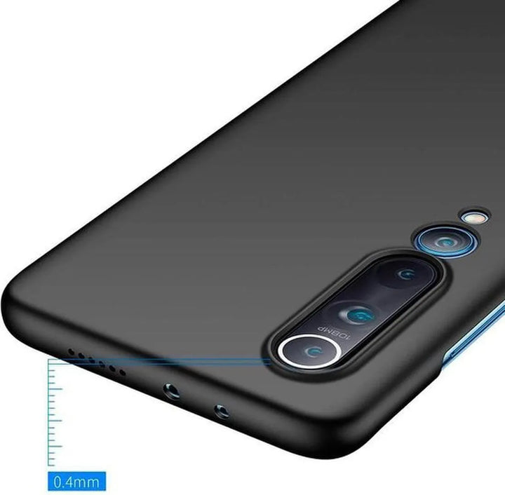 Xiaomi Mi 10 Lite Hoesjes – Siliconen Backcover – Soft Grip – Schokbestendig – Zwart-Ilumina Benelux