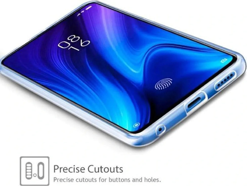 Xiaomi Mi 9T Hoesjes – Transparante TPU Siliconen Backcover – Inclusief 2x Gehard Glas Screenprotector-Ilumina Benelux