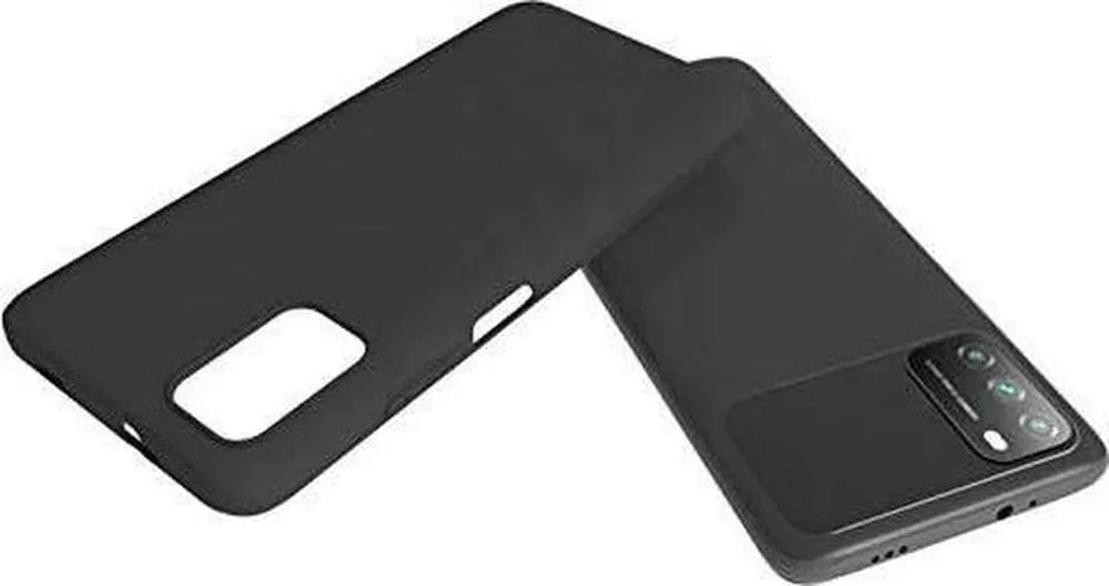 Xiaomi Poco M3 Hoesjes – Siliconen TPU Backcover – Inclusief Screenprotector – Schokbestendig – Zwart-Ilumina Benelux