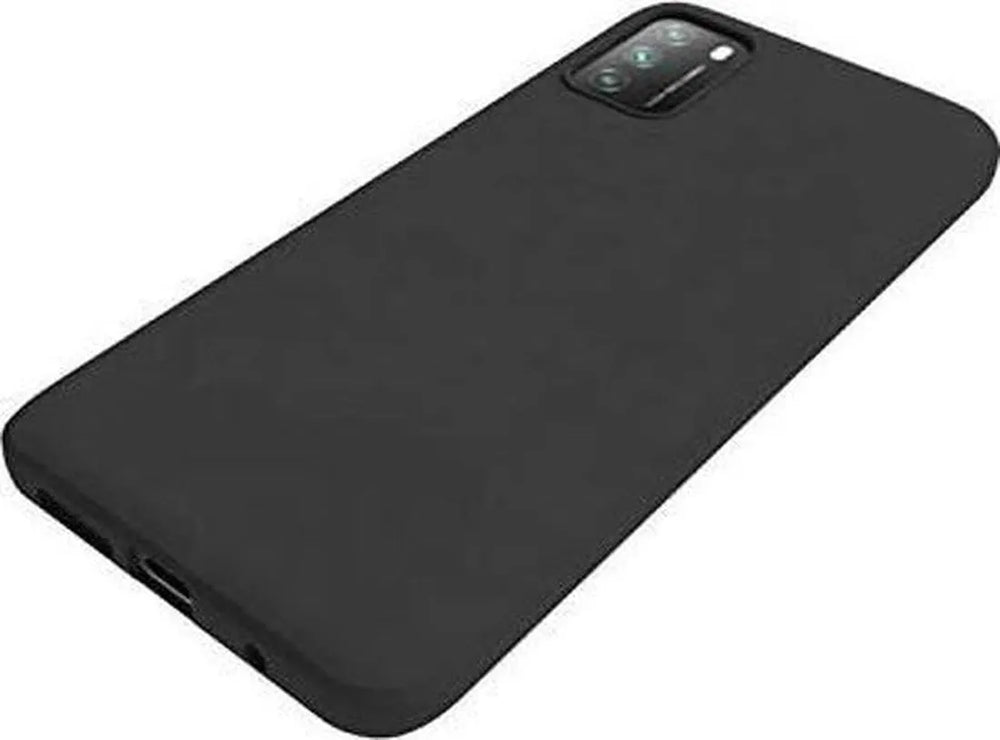 Xiaomi Poco M3 Hoesjes – Siliconen TPU Backcover – Inclusief 2x Screenprotector – Schokbestendig – Zwart-Ilumina Benelux