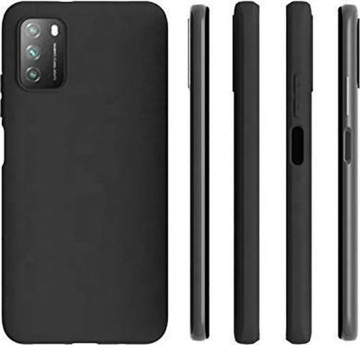 Xiaomi Poco M3 Hoesjes – Siliconen Backcover – Soft Silicone – Schokbestendig – Zwart-Ilumina Benelux