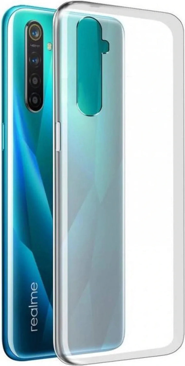 Realme X50 5G Hoesjes – Transparante TPU Siliconen Backcover – Soft Case – Inclusief 2x Gehard Glas Screenprotector-Ilumina Benelux
