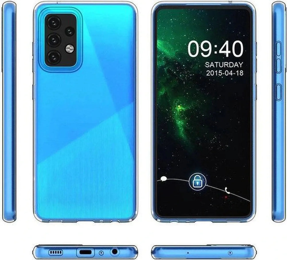 Realme 7 Hoesjes – Transparante TPU Siliconen Backcover – Soft Case – Incl. Gehard Glas Screenprotector-Ilumina Benelux