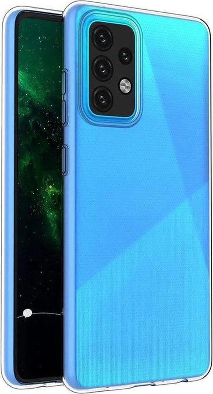 Realme 7 Hoesjes – Transparante TPU Siliconen Backcover – Soft Case – 2x Screenprotector Gehard Glas-Ilumina Benelux