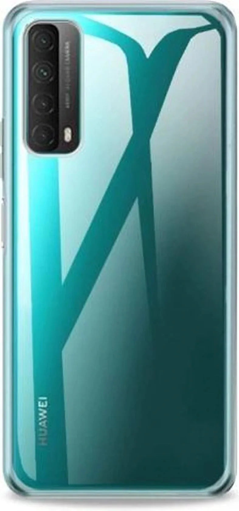 Huawei P Smart 2021 Hoesjes – Transparante TPU Siliconen Backcover – Soft Case – Inclusief 3x Gehard Glas Screenprotector-Ilumina Benelux