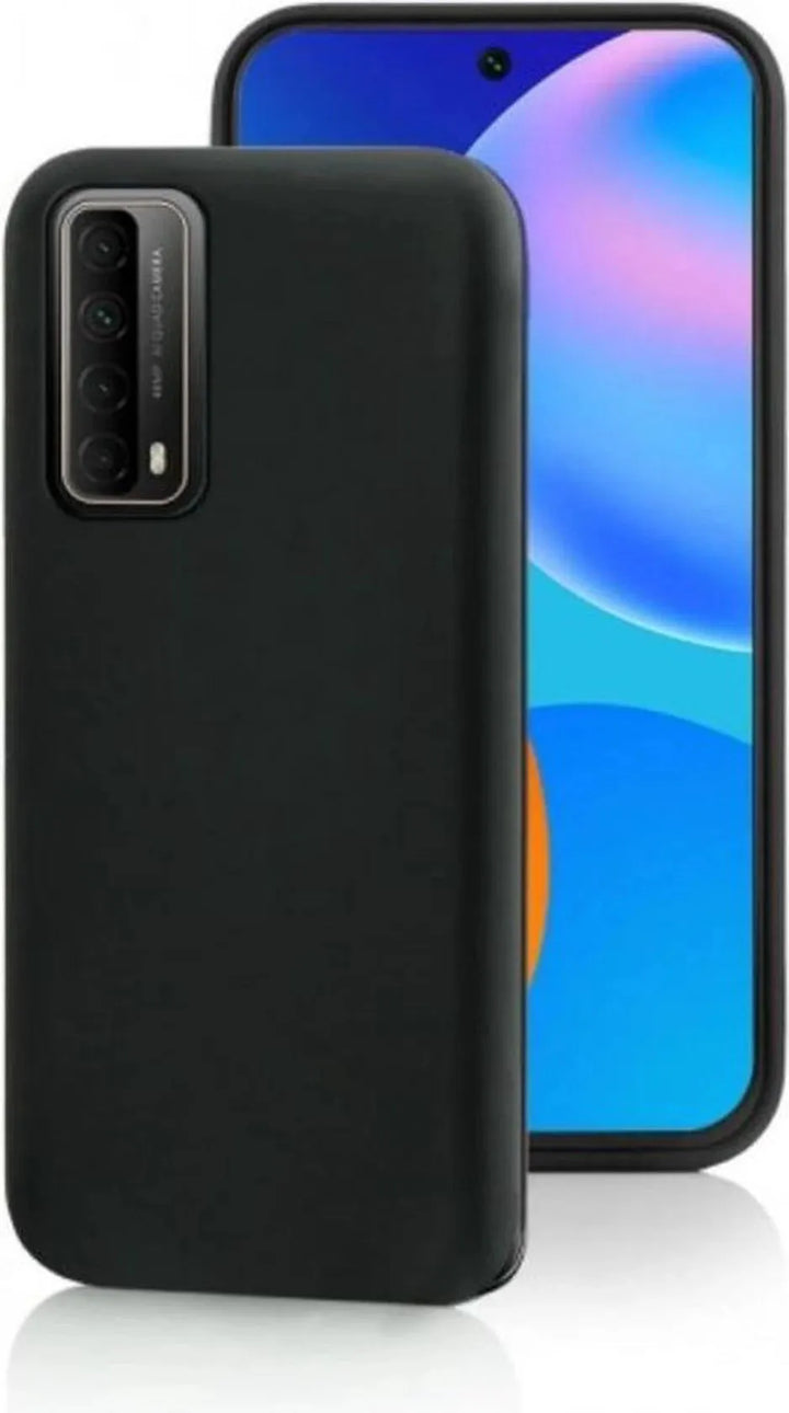 Huawei P Smart 2021 Hoesjes – Siliconen Backcover – Soft Grip – Schokbestendig – Zwart-Ilumina Benelux
