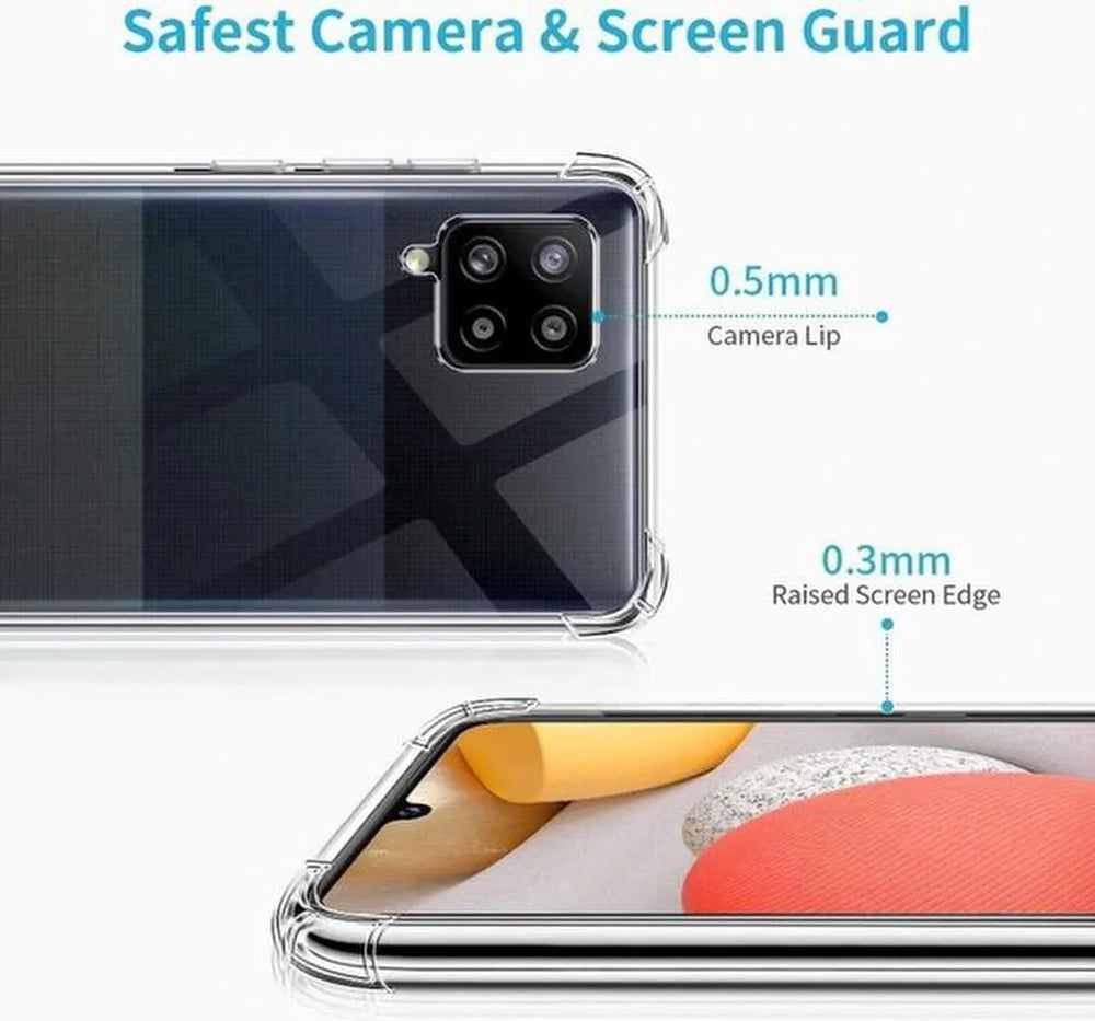 Samsung Galaxy A42 5G Hoesjes – Backcover met Koord – Schokbestendig – Draagriem Schouder/Nek – Zwart-Ilumina Benelux
