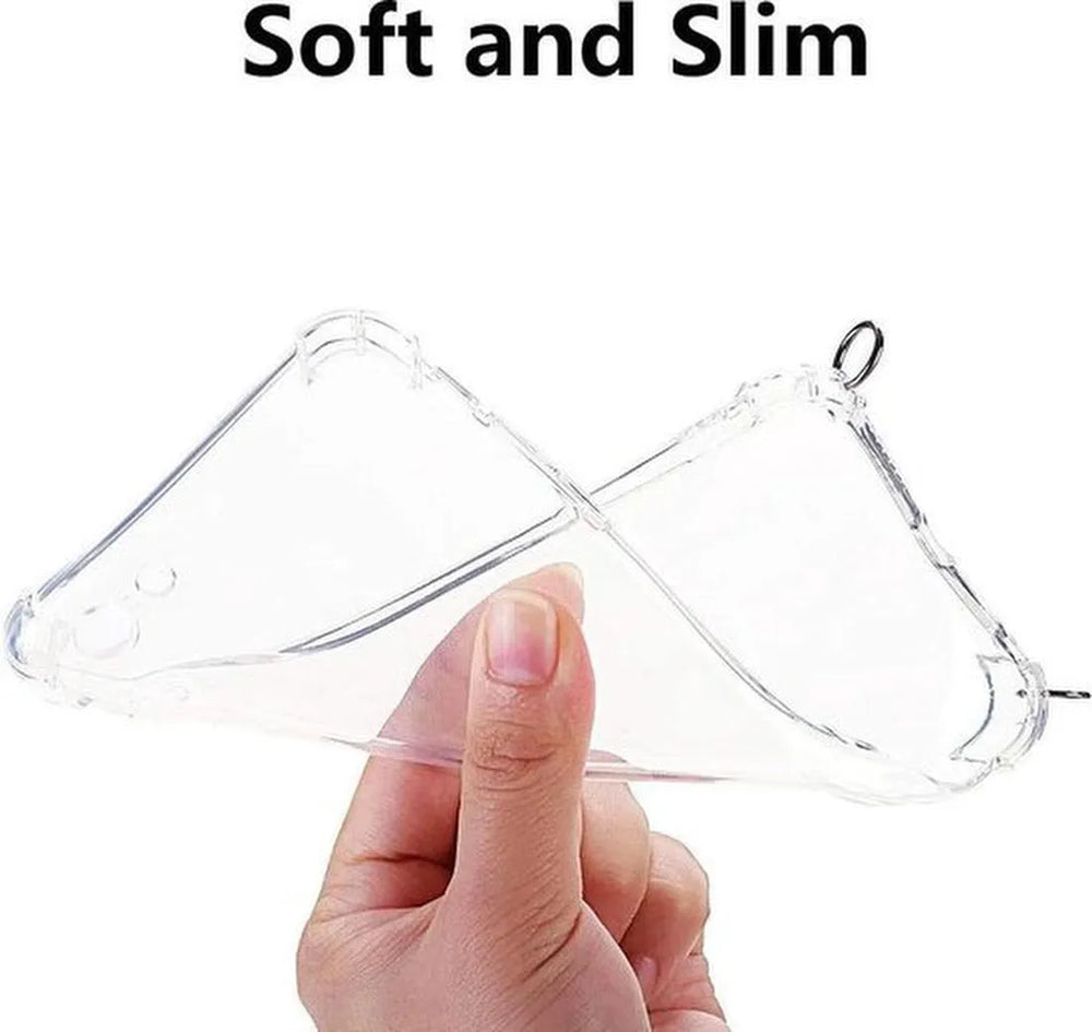 Samsung Galaxy A32 5G Hoesjes – Backcover met Koord – Schokbestendig – Schouder/Nek Draagriem – Zwart-Ilumina Benelux