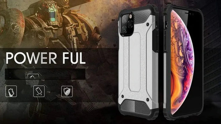 iPhone 11 Hoesjes – Hybrid Armor Backcover – Heavy Duty Schokbestendig – Roségoud-Ilumina Benelux