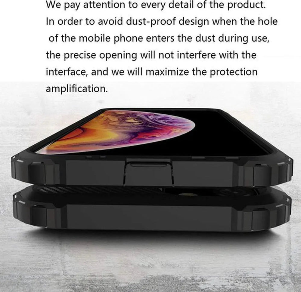 iPhone 11 Hoesjes – Hybrid Armor Backcover – Heavy Duty Schokbestendig – Roségoud-Ilumina Benelux
