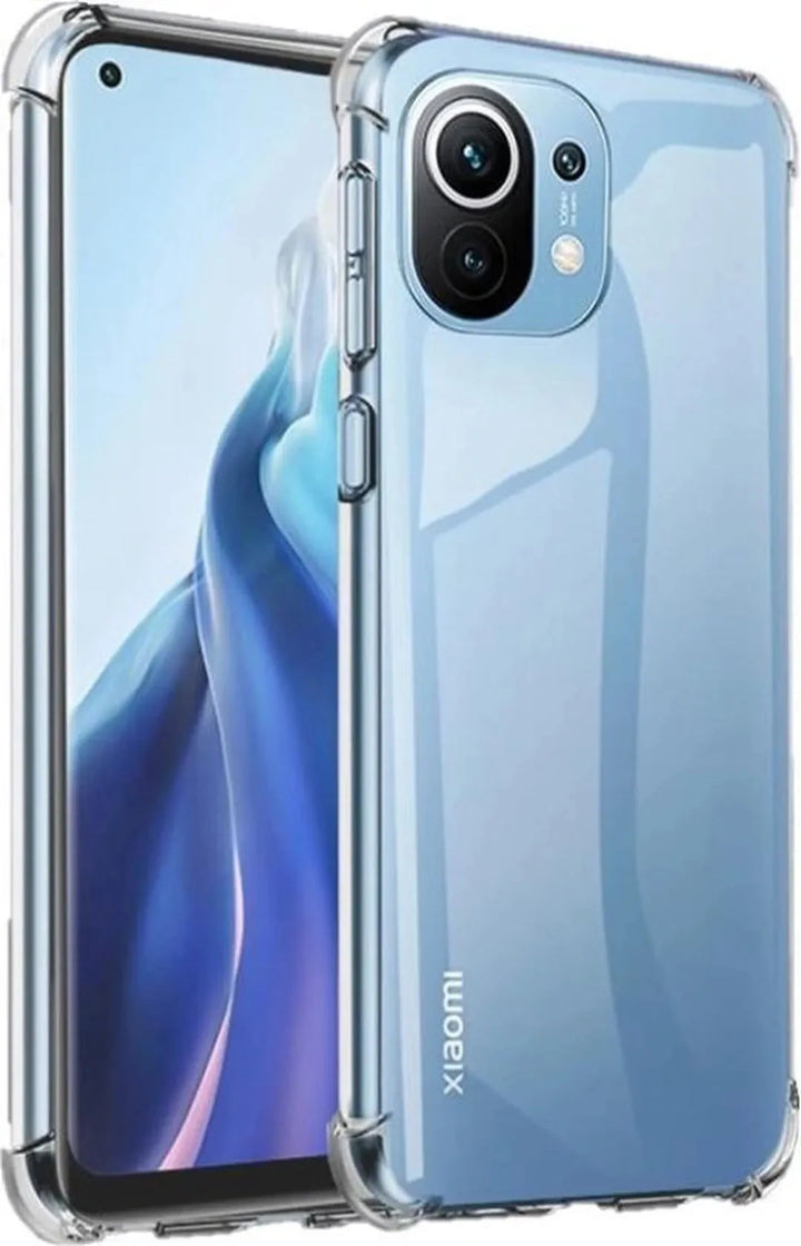 Xiaomi Mi 11 Hoesjes – Siliconen Bumper – Schokbestendig – Transparant-Ilumina Benelux