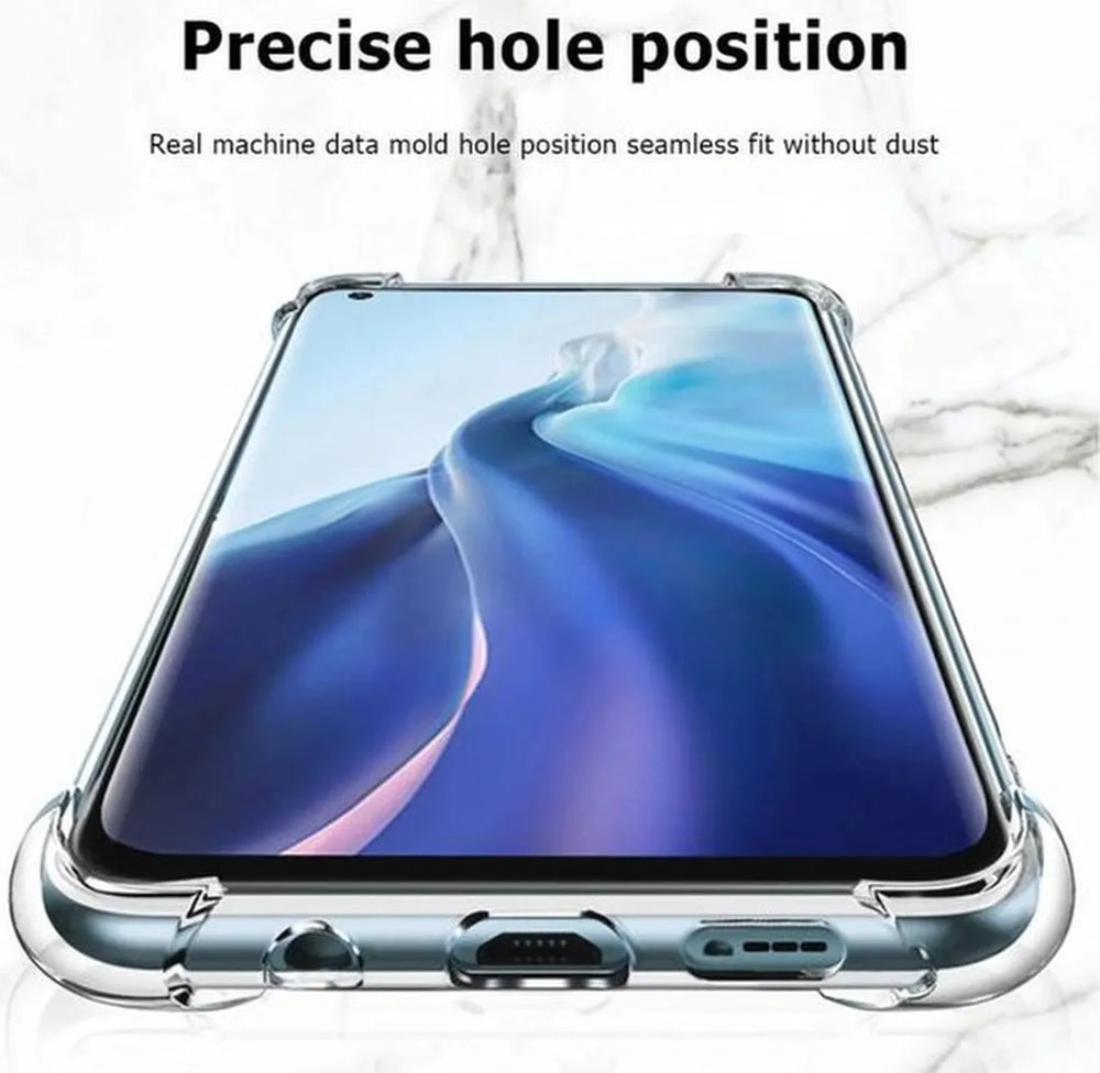 Xiaomi Mi 11 Hoesjes – Siliconen Bumper – Schokbestendig – Transparant-Ilumina Benelux