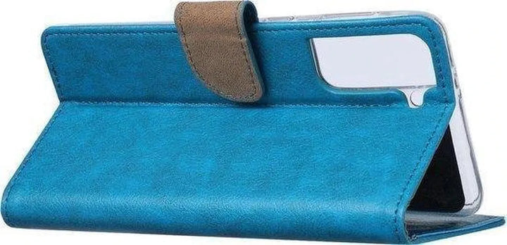 Oppo Find X3 Neo Hoesjes – Portemonnee Hoes – Pasjeshouder – 2x Screenprotector – Turquoise-Ilumina Benelux