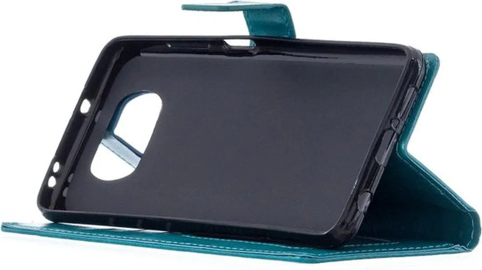 Xiaomi Poco X3/X3 Pro Hoesjes – Portemonnee Hoes – Pasjeshouder – Magneetsluiting – Turquoise-Ilumina Benelux