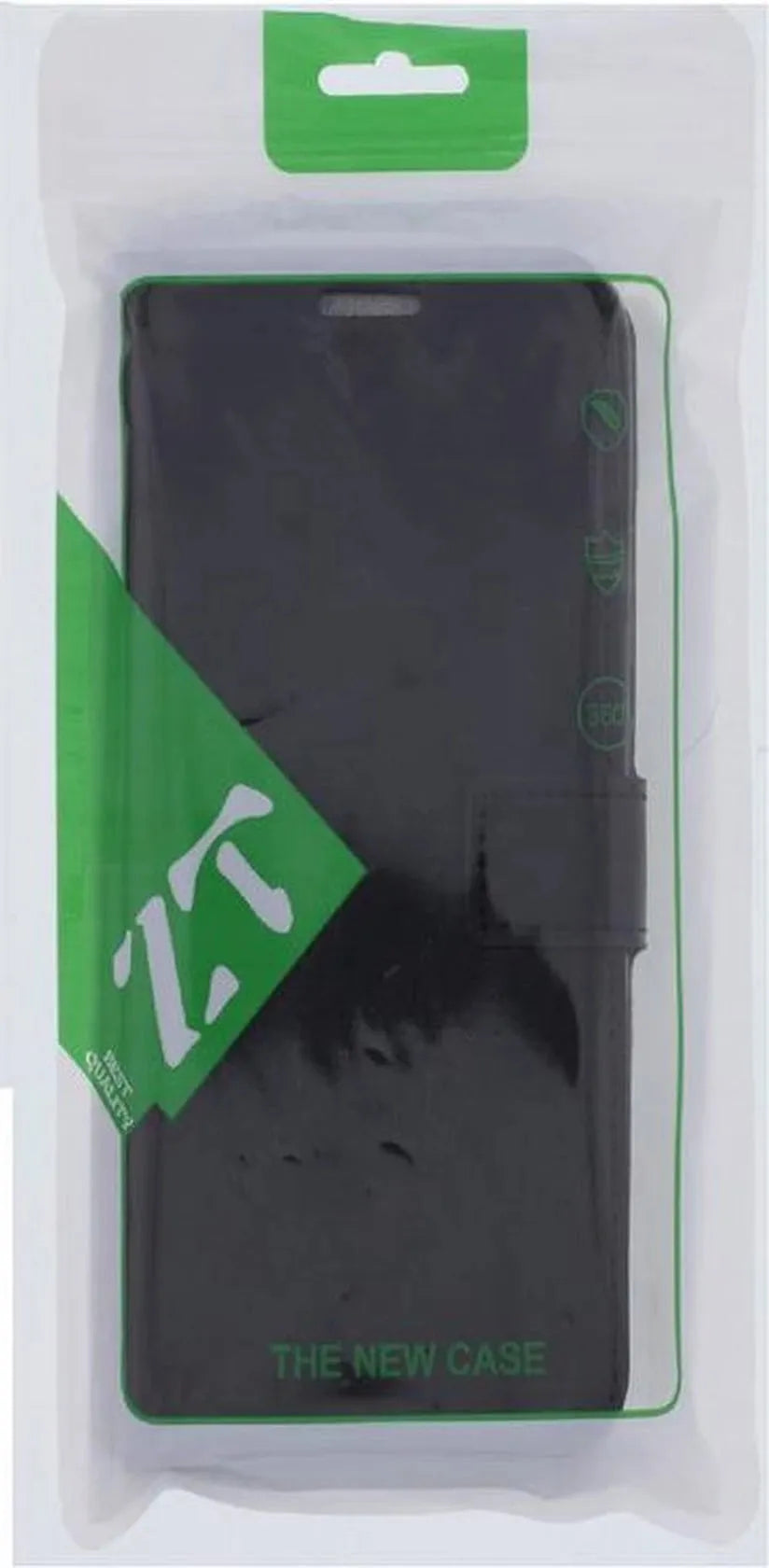Motorola Moto E6i Hoesjes – Portemonnee Hoes – Pasjeshouder – 3x Screenprotector – Zwart-Ilumina Benelux