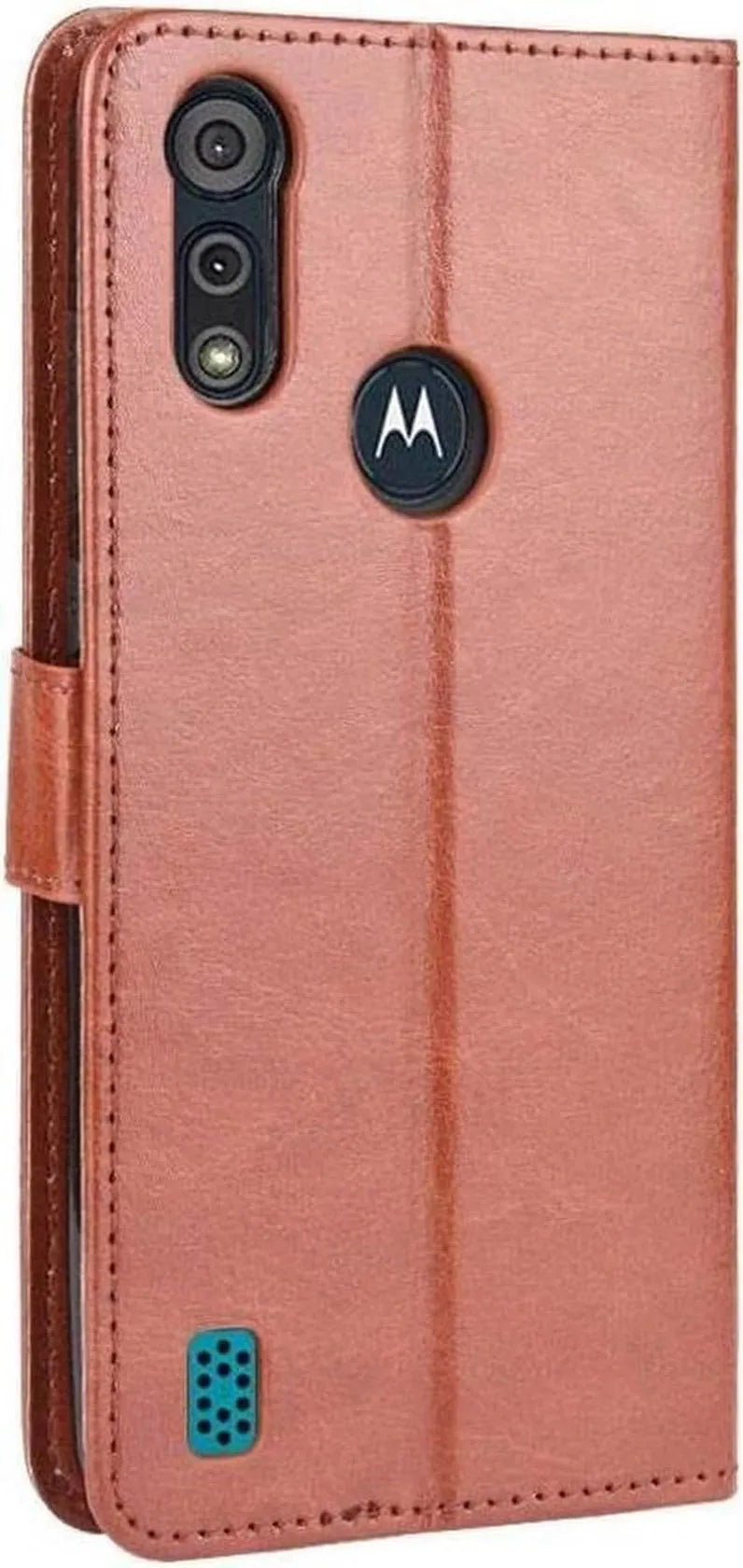 Motorola Moto E6i / E6S Hoesjes – Portemonnee Bookcase – Pasjeshouder – Magneetsluiting – Bruin-Ilumina Benelux