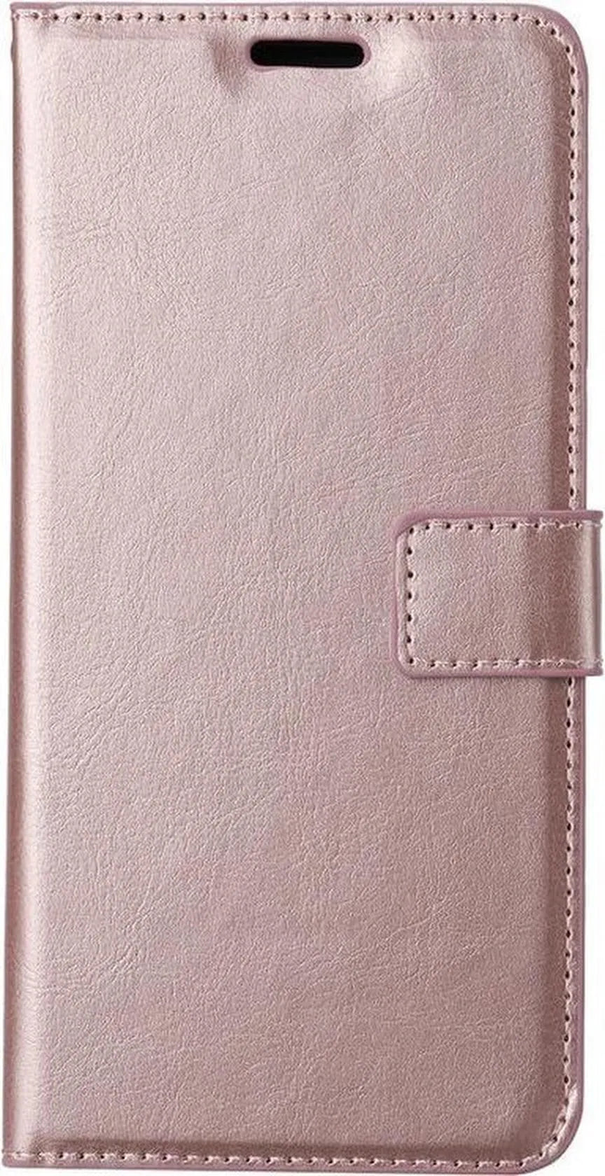 Xiaomi Poco F3 Hoesjes – Portemonnee Bookcase – Magneetsluiting – 2x Screenprotector – Roségoud-Ilumina Benelux