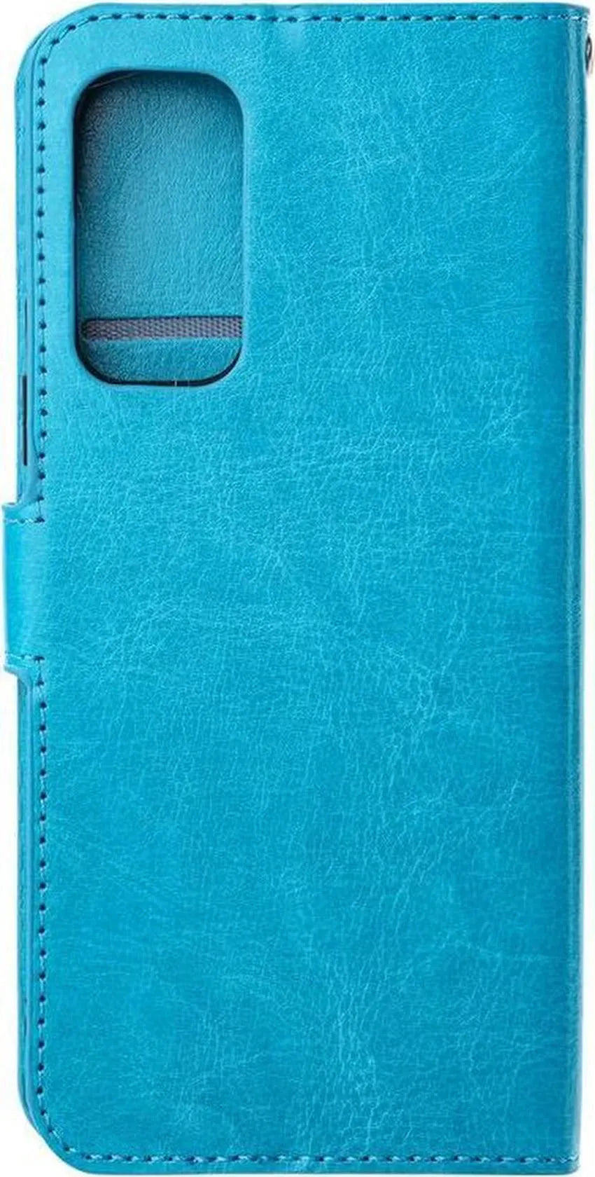 Xiaomi Redmi Note 10 Hoesjes – Bookcase Portemonnee Hoes – Pasjeshouder – Magneetsluiting – Turquoise-Ilumina Benelux