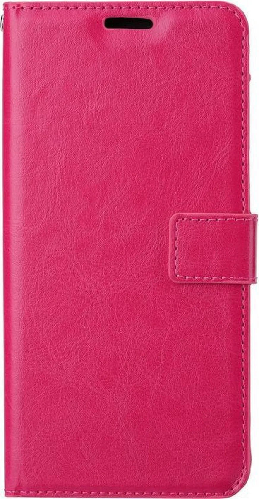 Xiaomi Redmi Note 10 Hoesjes – Bookcase Portemonneehoes – Magneetsluiting – 2x Screenprotector – Roze-Ilumina Benelux