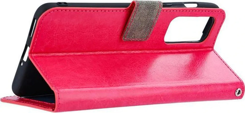 Xiaomi Redmi Note 10 Lite Hoesjes – Portemonnee Hoes – Pasjeshouder – 1x Screenprotector – Roze-Ilumina Benelux