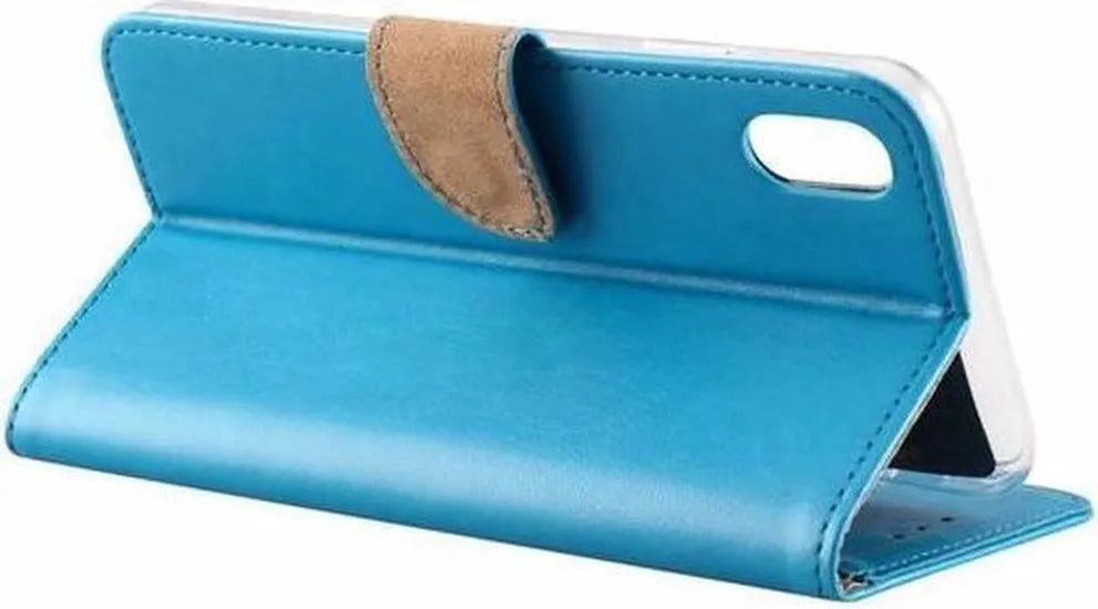 Samsung Galaxy Xcover 5 Hoesjes – Portemonnee Hoes – Pasjeshouder – Magneetsluiting – Turquoise-Ilumina Benelux