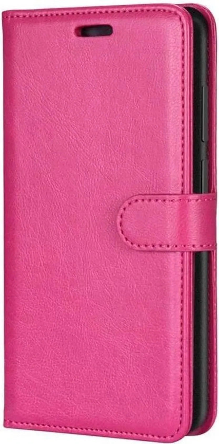 Sony Xperia 10 III Hoesjes – Bookcase Portemonnee – Magneetsluiting – Inclusief 2x Screenprotector – Roze-Ilumina Benelux