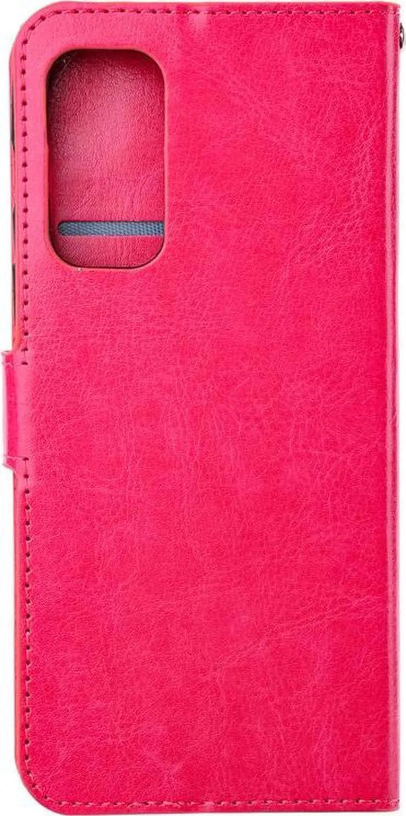Motorola Moto G60s Hoesjes – Portemonnee Hoes – Magneetsluiting – Pasjeshouder – Roze + 3x Screenprotector-Ilumina Benelux