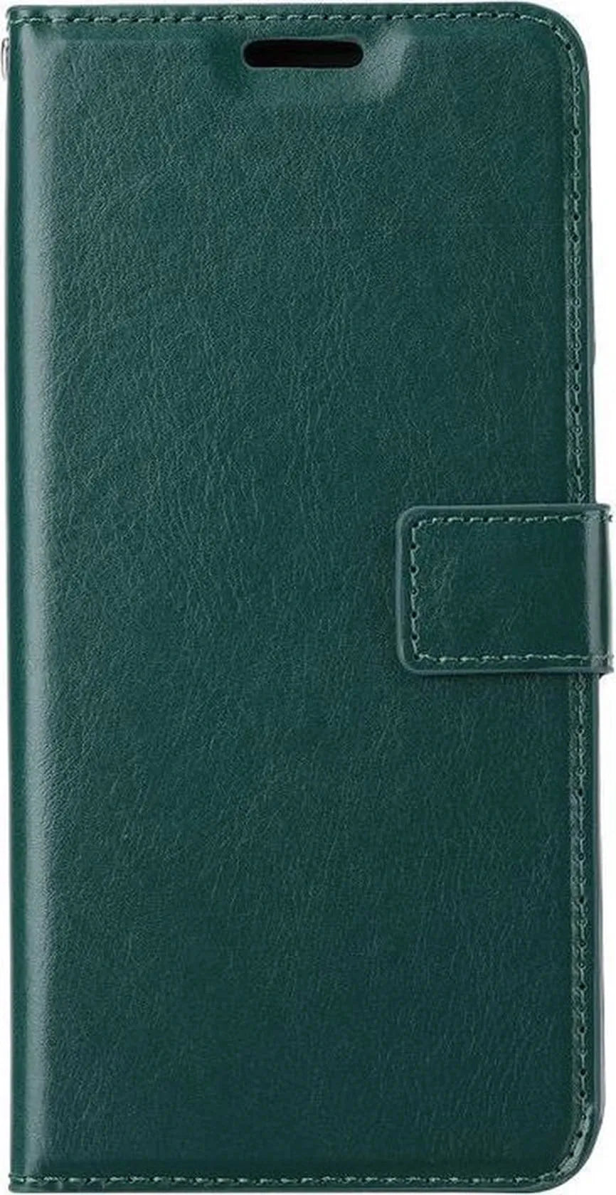 Motorola Moto G60s Hoesjes – Portemonnee Hoes – Pasjeshouder – Magneetsluiting – Groen-Ilumina Benelux