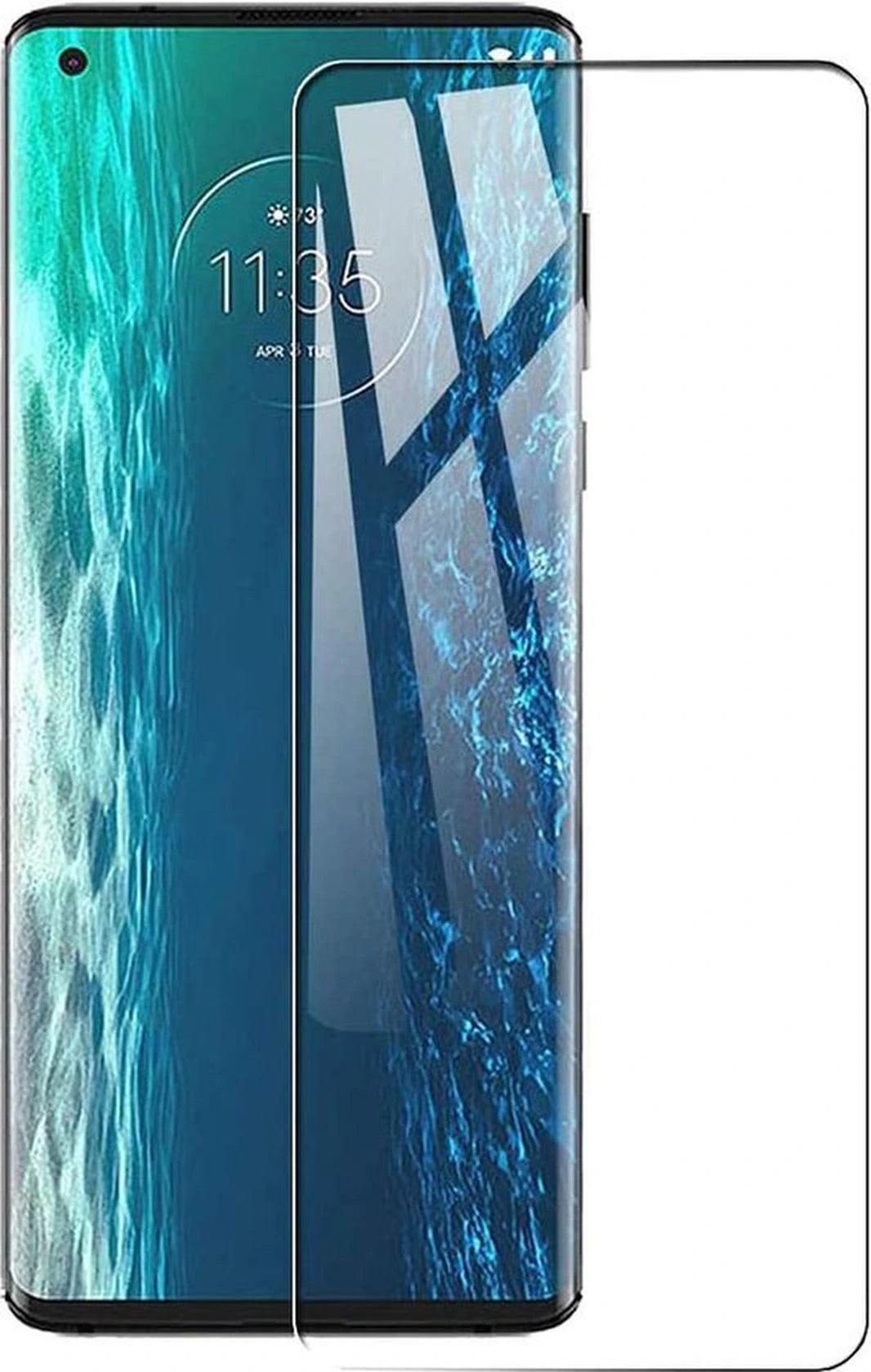 Screenprotector - Geschikt voor Motorola Edge - 9H Glas (3-Pack)