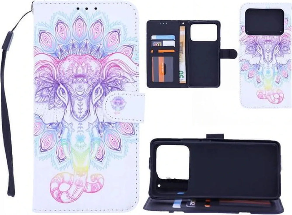 Xiaomi Mi 11 Ultra Hoesjes – 3D Print Backcover – Olifant Design – Schokbestendig – Zwart-Ilumina Benelux