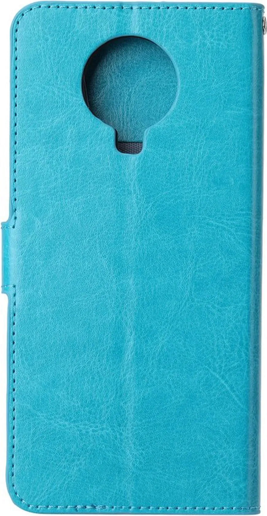 Nokia 5.3 Hoesjes – Bookcase Portemonneehoes – Magneetsluiting – Inclusief Screenprotector – Turquoise-Ilumina Benelux