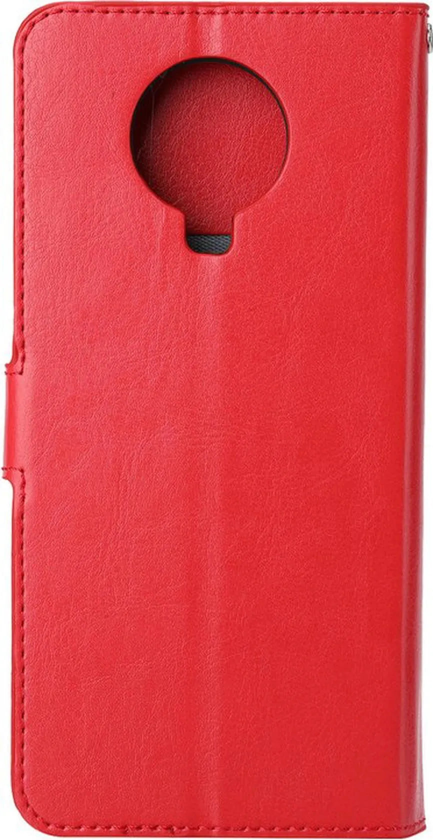 Nokia 5.3 Hoesjes – Bookcase Portemonnee – Magneetsluiting – Inclusief Screenprotector – Rood-Ilumina Benelux