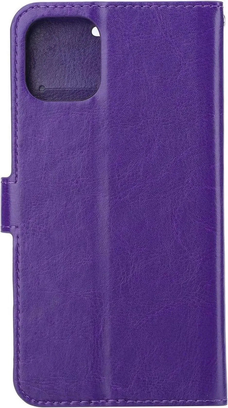 Samsung Galaxy A22 5G Hoesjes – Portemonnee Hoes – Magneetsluiting – Pasjeshouder – Paars-Ilumina Benelux