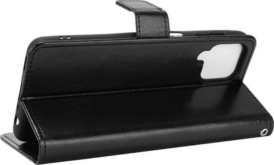 Samsung Galaxy A22 4G Hoesjes – Portemonnee Hoes – Bookcase – Pasjeshouder – Roségoud