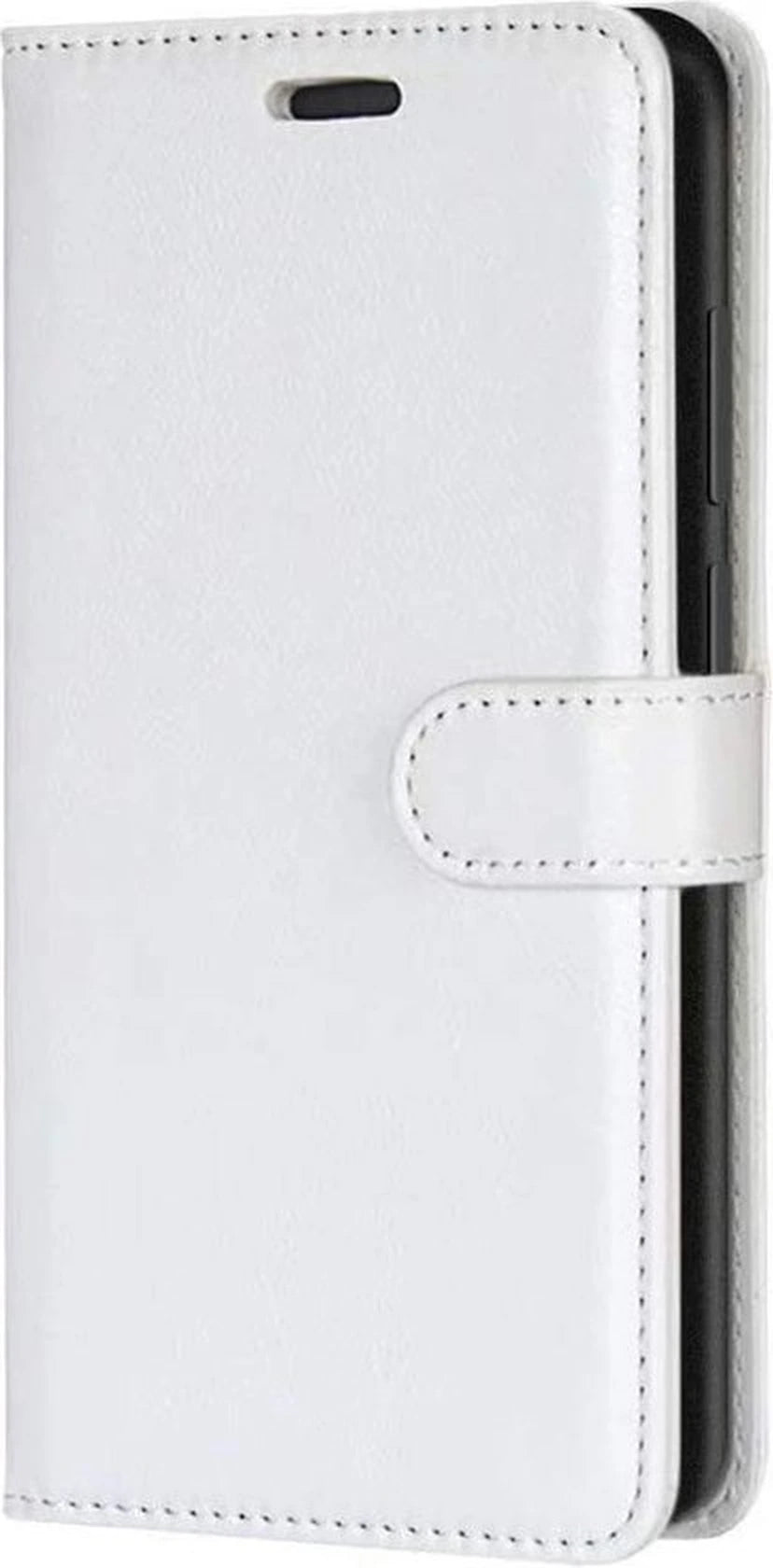 Samsung Galaxy A22 4G Hoesjes – Portemonnee Hoes – Pasjeshouder – Magneetsluiting – Wit