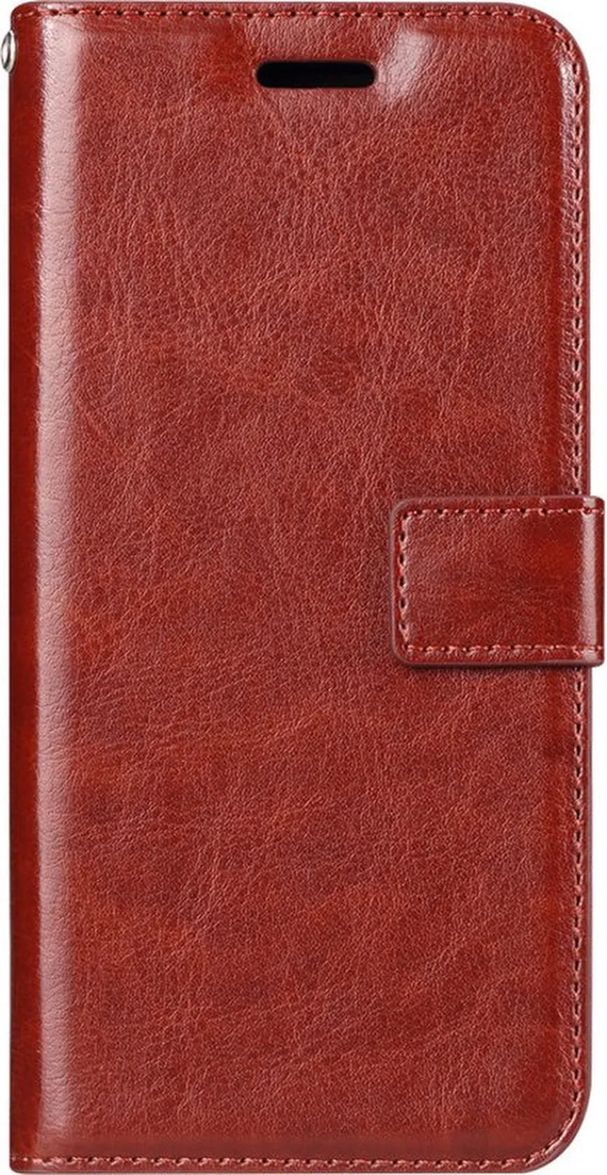 Nokia XR20 5G Hoesjes – Bookcase Portemonnee – Pasjeshouder – Magneetsluiting – Bruin + Screenprotector-Ilumina Benelux