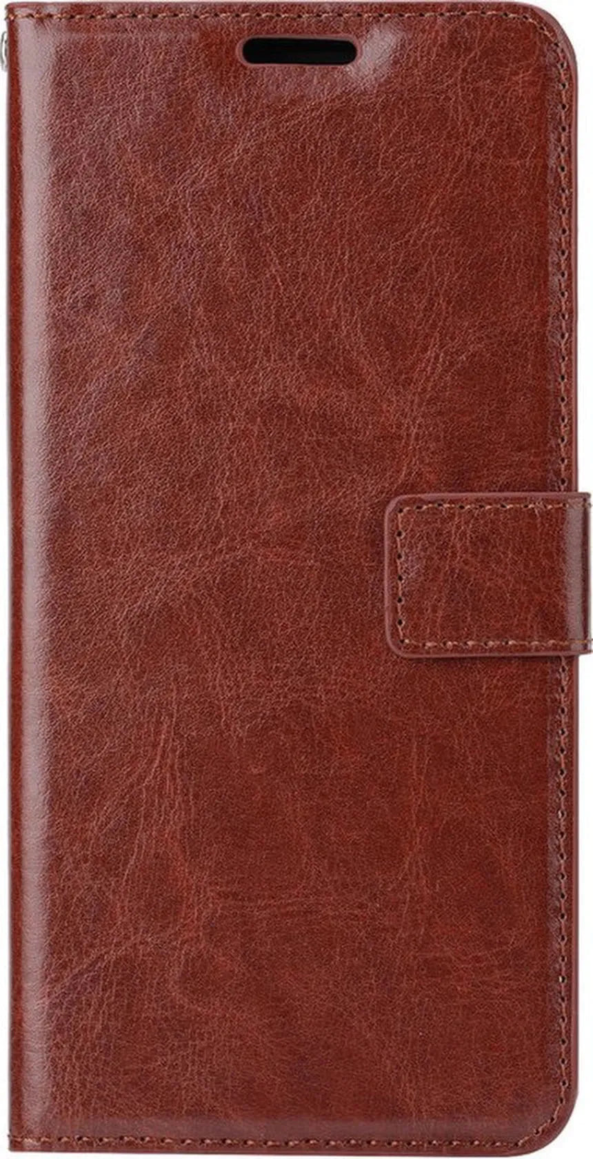 OnePlus Nord CE 5G Hoesjes – Portemonnee Hoes – Pasjeshouder – Magneetsluiting – Bruin-Ilumina Benelux