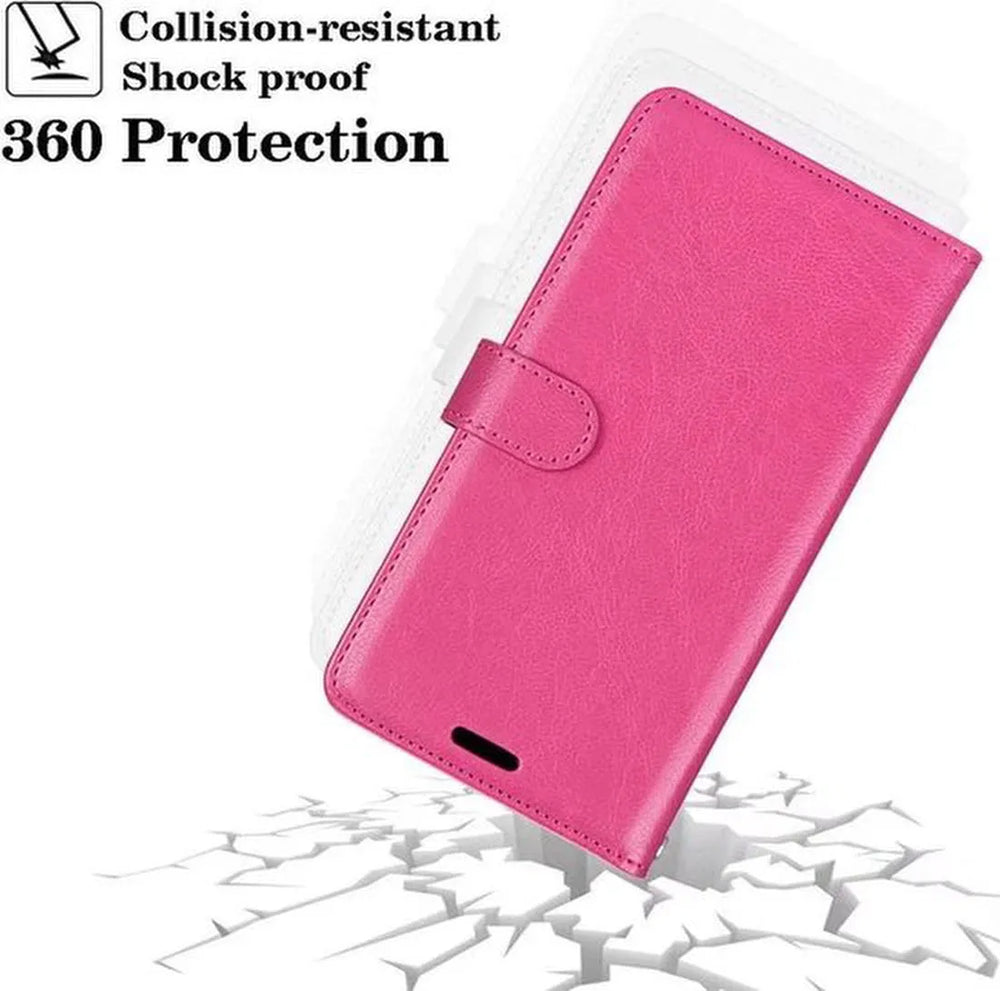 OnePlus Nord CE 5G Hoesjes – Portemonnee Hoes – Pasjeshouder – Magneetsluiting – Roze-Ilumina Benelux