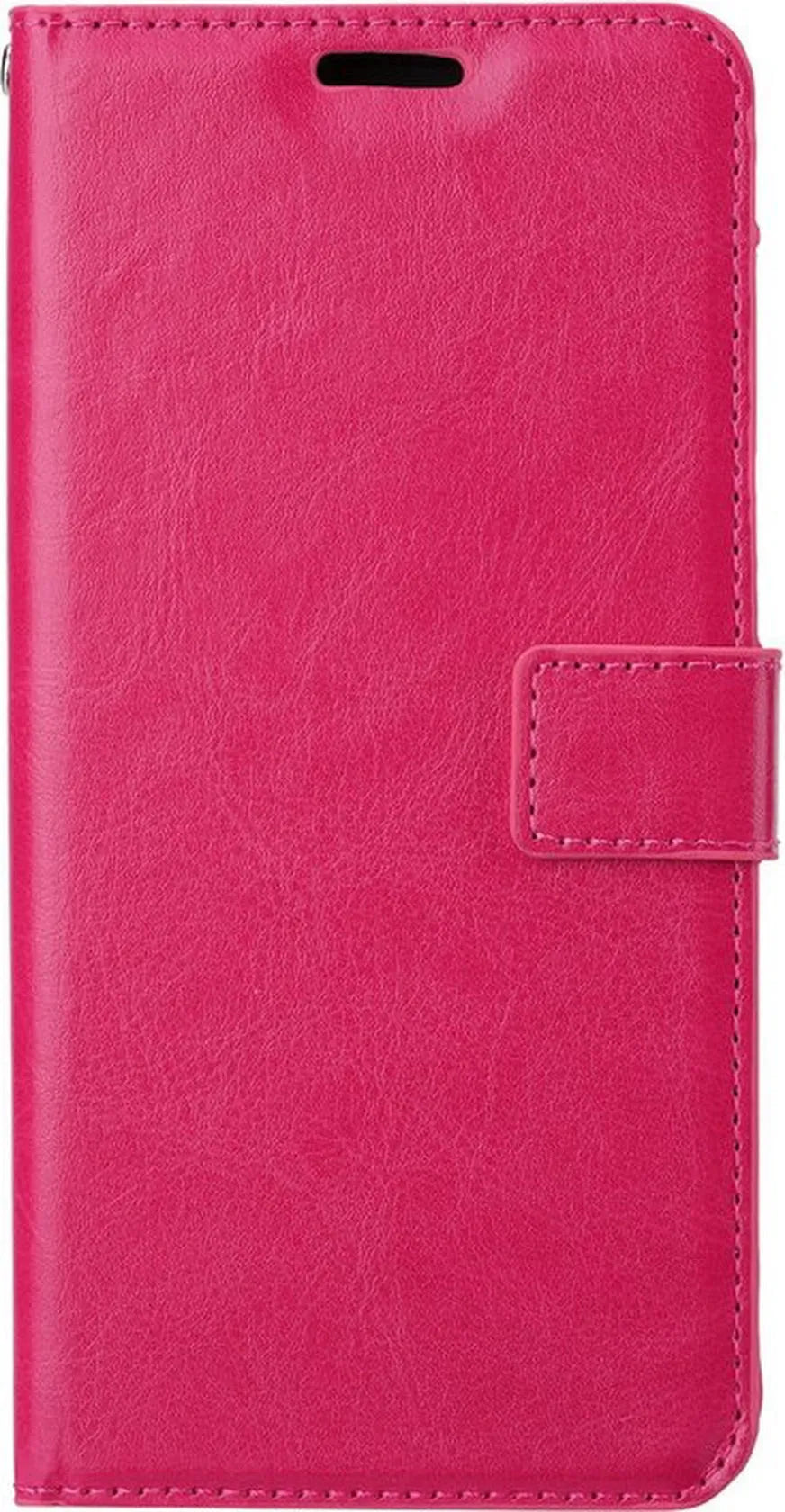 OnePlus Nord CE Hoesjes – Bookcase Portemonnee Hoes – Magneetsluiting – 2x Screenprotector – Roze-Ilumina Benelux
