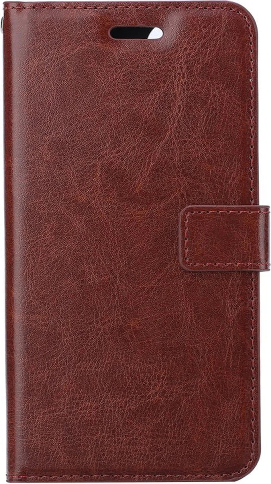 Motorola Moto G9 Power Hoesjes – Portemonnee Bookcase – Pasjeshouder – 2x Screenprotector – Bruin-Ilumina Benelux