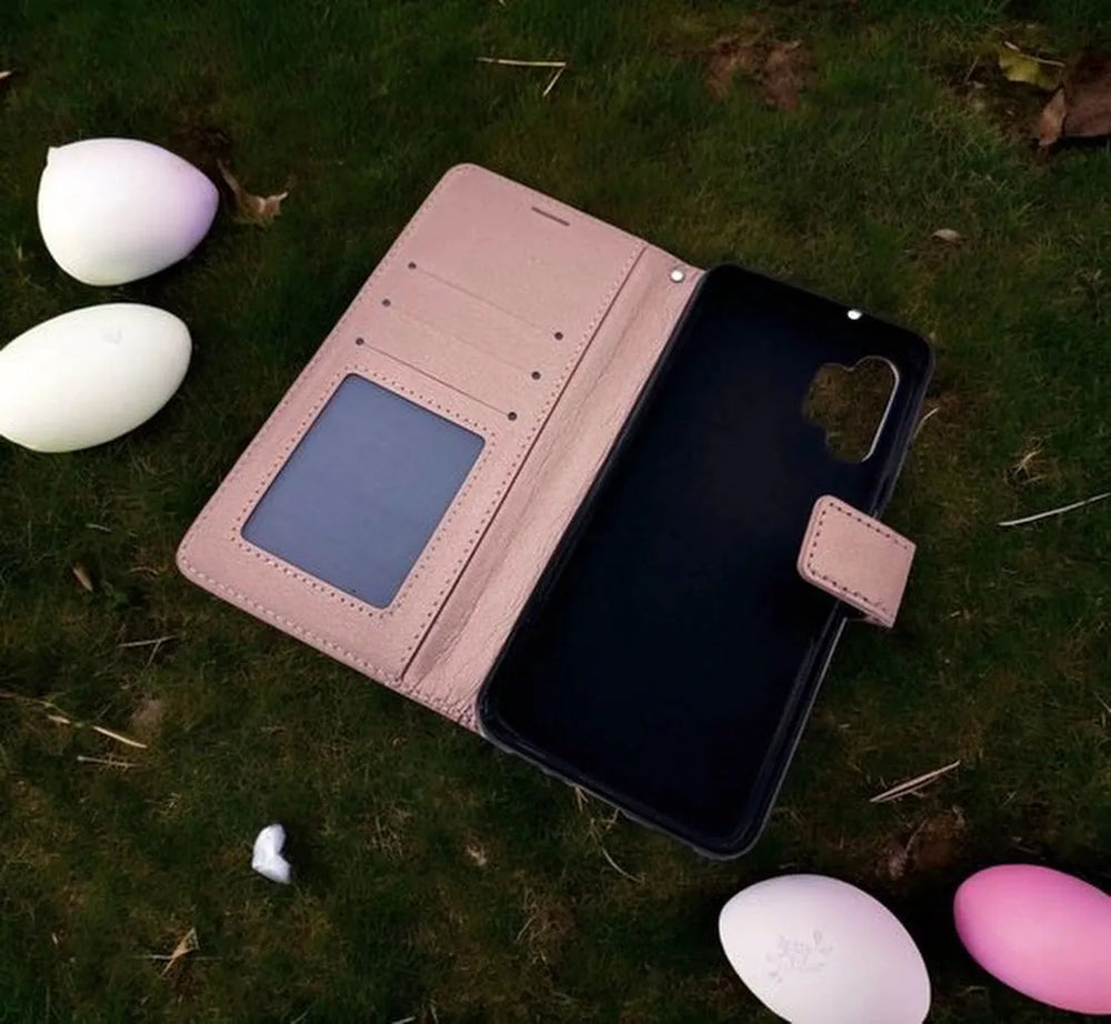 Samsung Galaxy A13 5G Hoesjes – Portemonnee Bookcase – Pasjeshouder – Magneetsluiting – Roségoud-Ilumina Benelux
