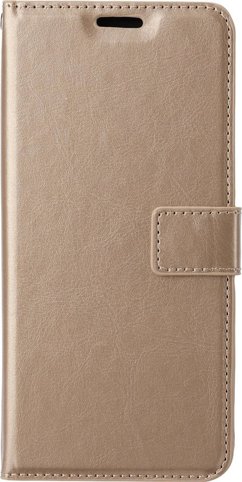 Samsung Galaxy A33 5G Hoesjes – Portemonnee Bookcase – Pasjeshouder – Magneetsluiting – Goud