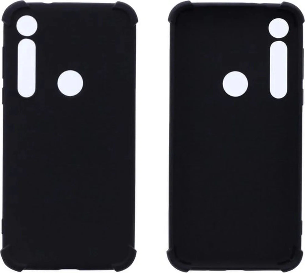Huawei P30 Lite Hoesjes – Siliconen Backcover – Schokbestendig Anti Shock – Zwart-Ilumina Benelux