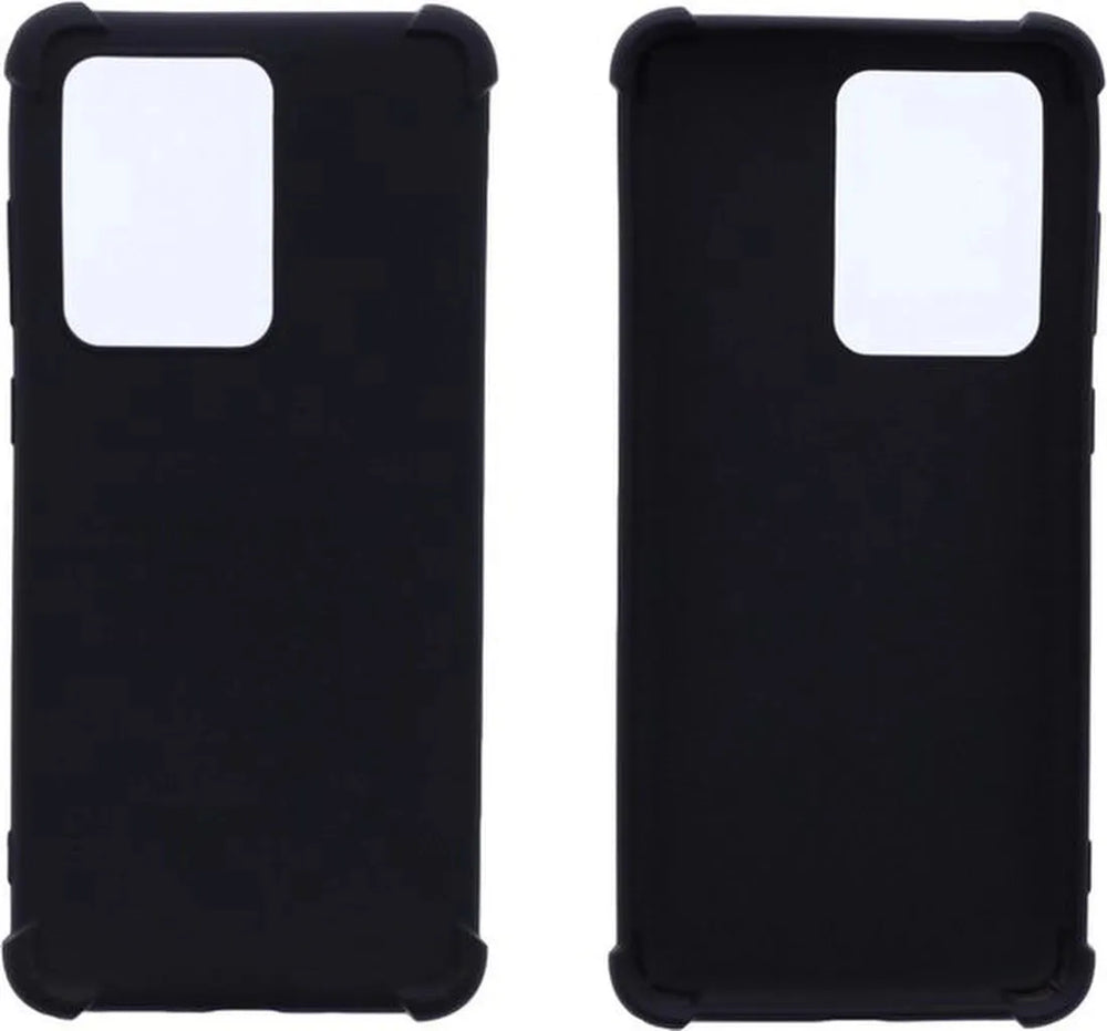 Samsung Galaxy S20 Ultra Hoesjes – Siliconen Backcover – Schokbestendig – Anti Shock – Zwart-Ilumina Benelux